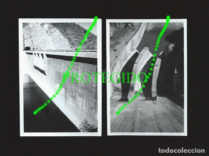 Fotograf&iacute;a antigua: 7 FOTOGRAF&Iacute;AS. EL EMBALSE O EL PANTANO DEL CENAJO. R&Iacute;O SEGURA. ALBACETE-MURCIA. FOT. DESCONOCIDO. BO