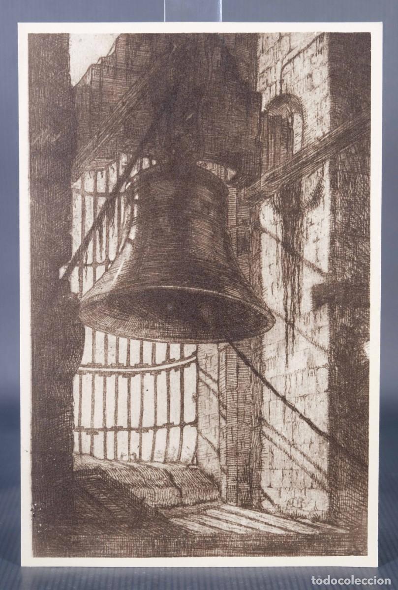 Fotografia antiga: Fotograf&iacute;a pintura de campana