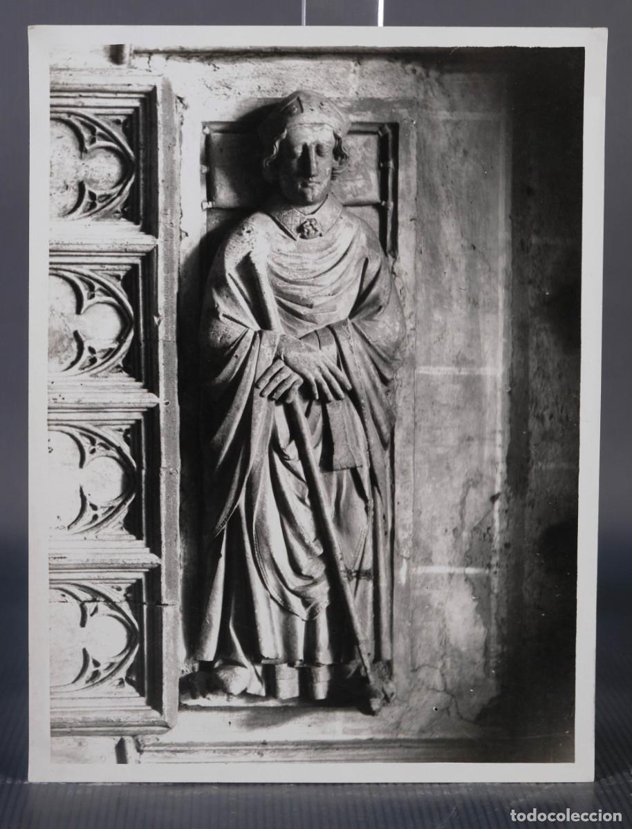 Fotografia antiga: Fotograf&iacute;a escultura fachada a&ntilde;os 20-30