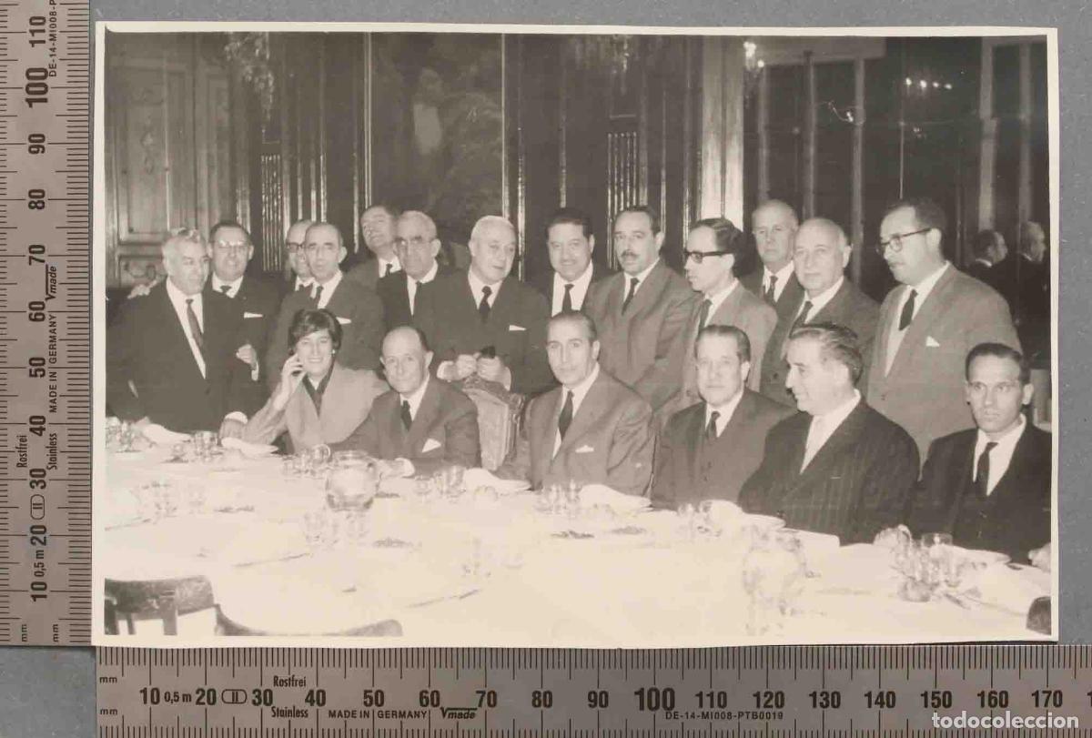 Alte Fotografie: FOTOGRAFIA. Comida DE LOS INFORMADORES DEL CONDE DE MAYALDE ALCALDE. VER FOTO ADICIONAL DESCRIPCION