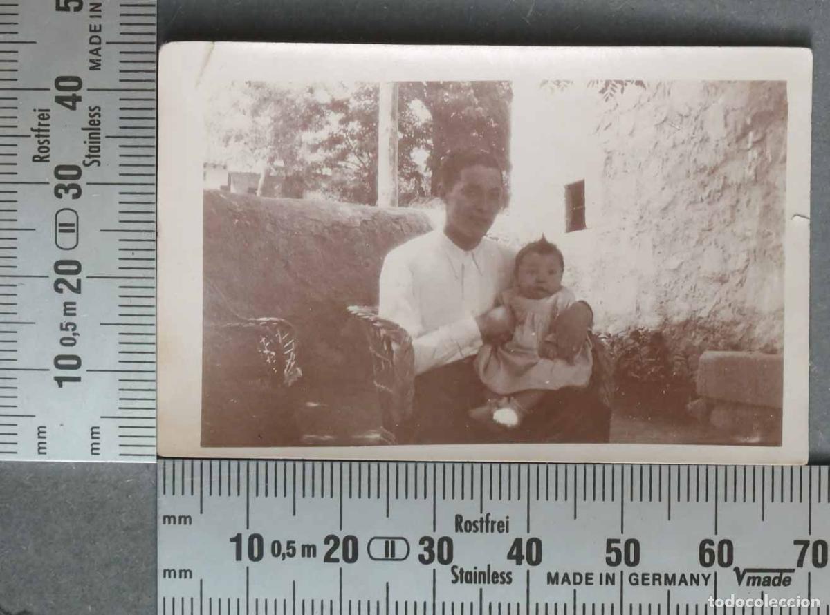 Alte Fotografie: FOTOGRAFIA. HOMBRE CON NI&Ntilde;O. CA. 1920