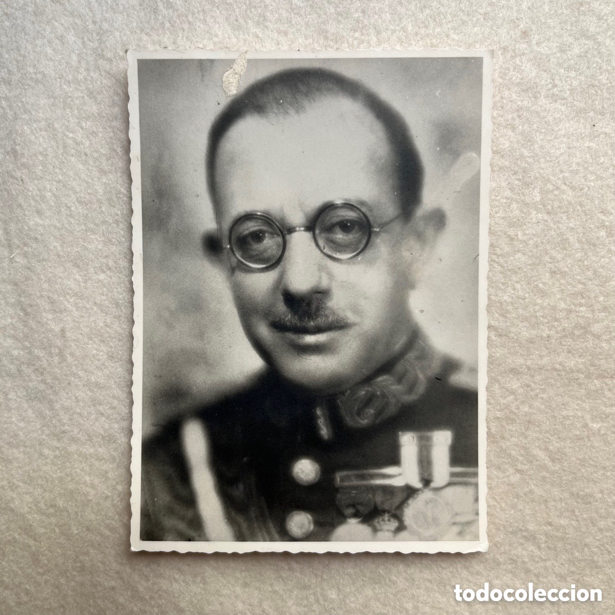 Fotograf&iacute;a antigua: FOTOGRAF&Iacute;A MILITAR - GENERAL DE DIVISI&Oacute;N AGUST&Iacute;N G&Oacute;MEZ MORATO / GUERRA CIVIL / REP&Uacute;BLICA
