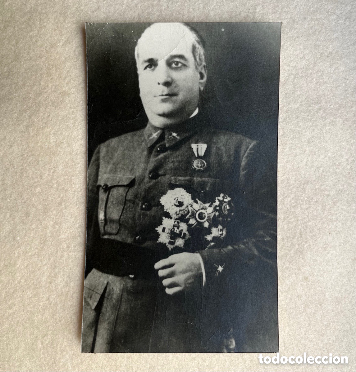 Fotograf&iacute;a antigua: FOTOGRAF&Iacute;A MILITAR - GENERAL FRANCISCO LLANO DE LA ENCOMIENDA / GUERRA CIVIL / REP&Uacute;BLICA