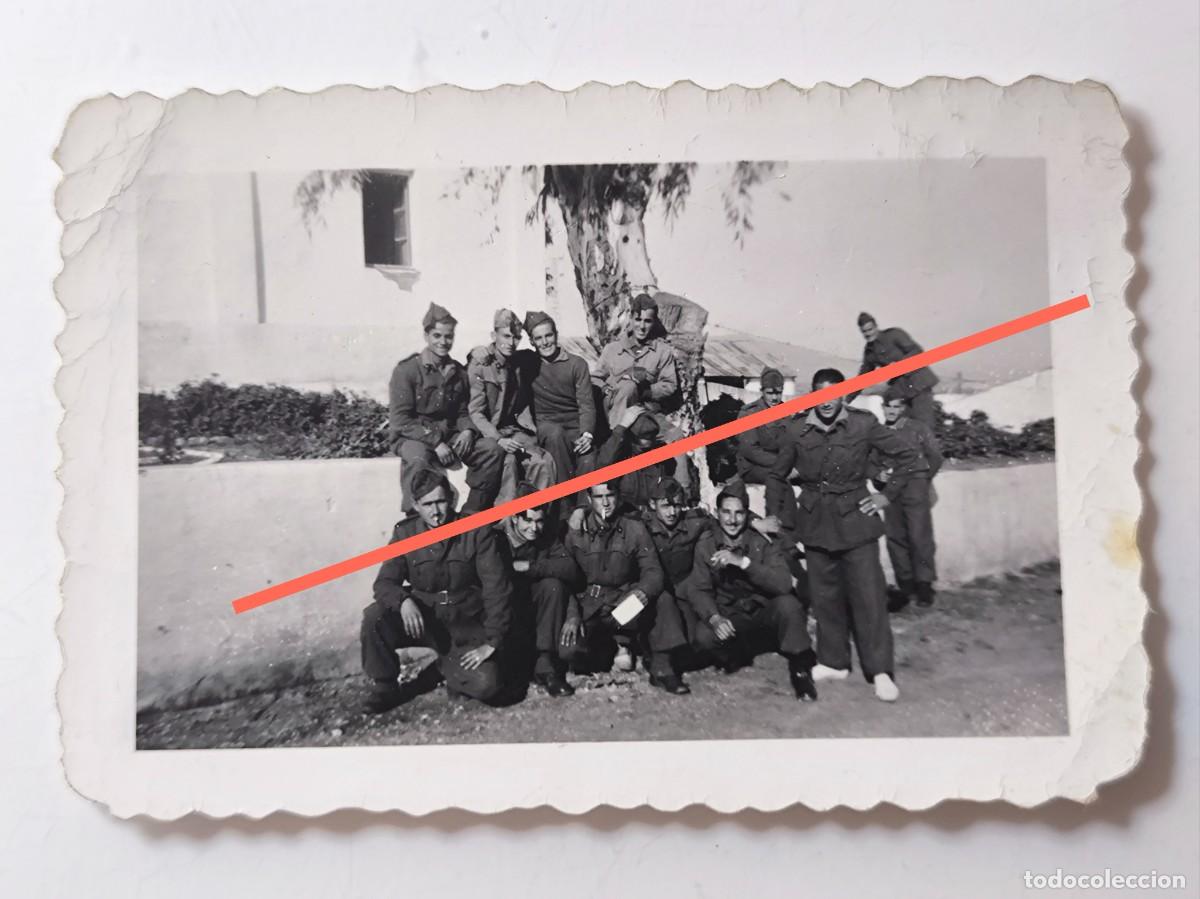 Alte Fotografie: Antigua fotograf&iacute;a militar. A&ntilde;os 40.