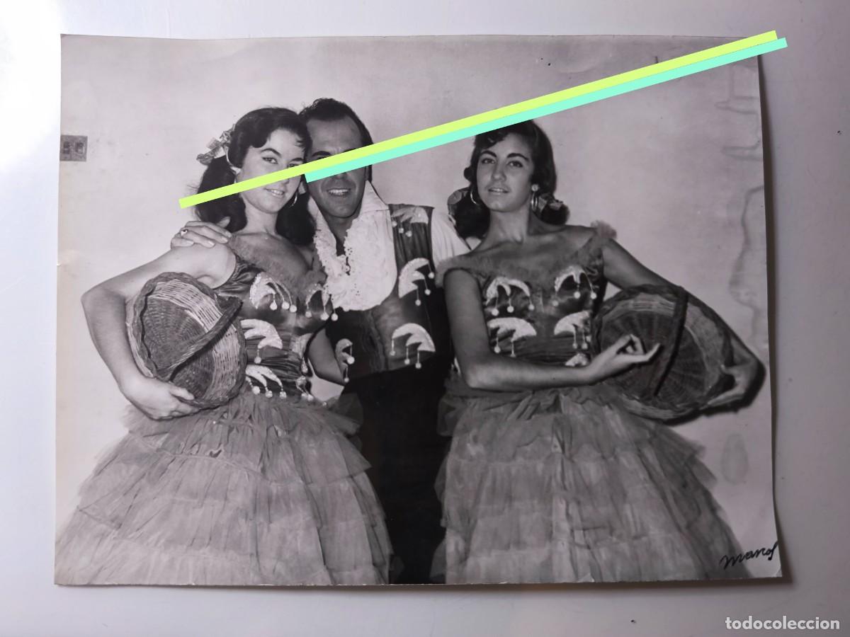Fotografia antiga: Antigua fotograf&iacute;a. Artista bailaor. A&ntilde;os 60.