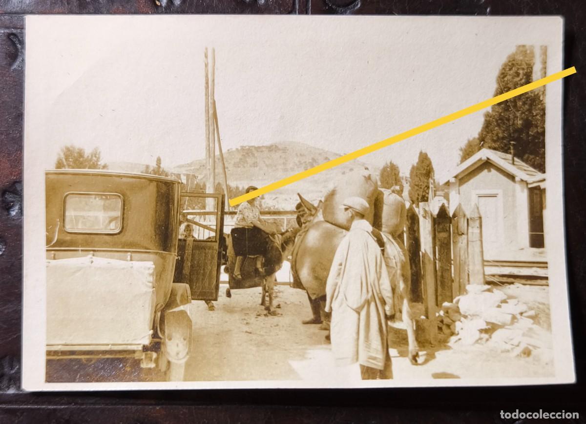 Fotografia antiga: Antigua fotograf&iacute;a. Automovil. Paisaje rural. A&ntilde;os 20.
