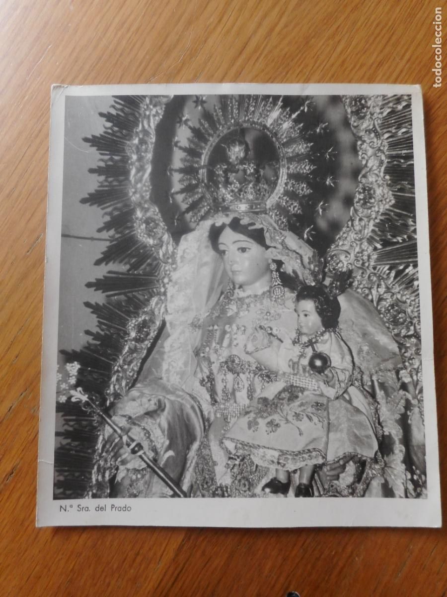 Alte Fotografie: ANTIGUA FOTOGRAFIA VIRGEN NUESTRA SE&Ntilde;ORA DEL PRADO SEVILLA. A&Ntilde;OS 60