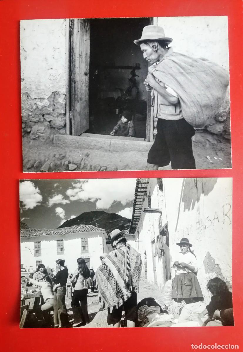 Fotografia antiga: MERCADO DE PISAC. PER&Uacute;. A&Ntilde;OS 70. 2FOTOS.ENVIO INCLUIDO.