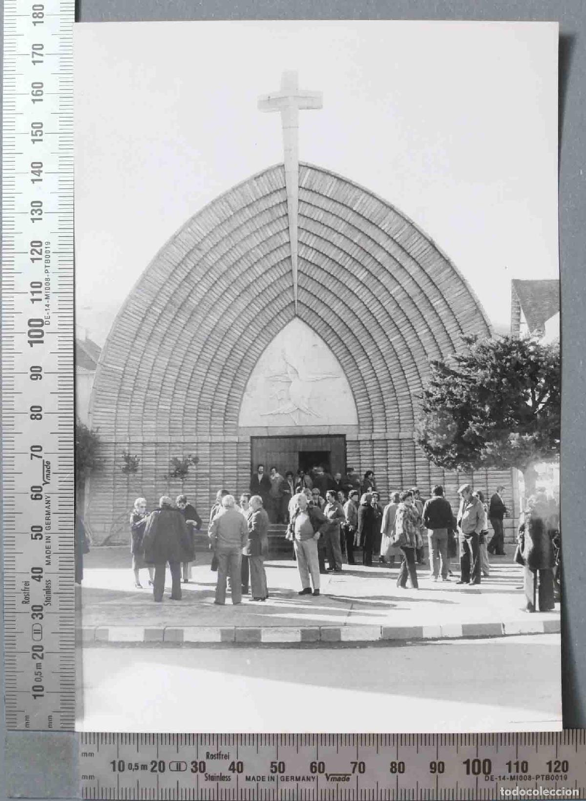 Photographie ancienne: FOTOGRAFIA. IGLESIA DE LA ASUNCION . EL PONT DE SUERT
