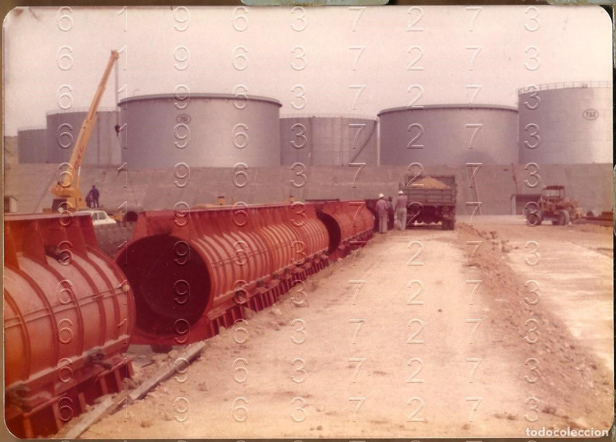 Alte Fotografie: ALGECIRAS REFINERIA CEPSA DRAGADOS Y CONSTRUCCIONES FOTOGRAFIA UNICA 12X9 LM13