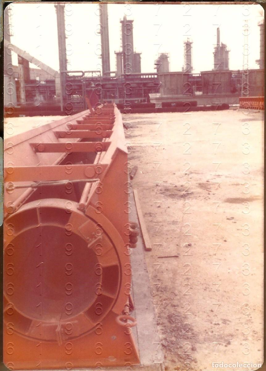 Alte Fotografie: ALGECIRAS REFINERIA CEPSA DRAGADOS Y CONSTRUCCIONES FOTOGRAFIA UNICA 12X9 LM13