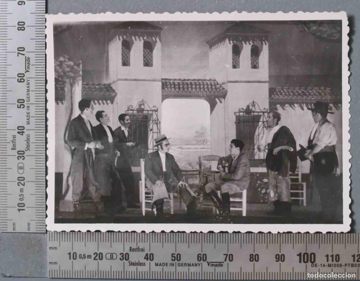 Fotograf&iacute;a antigua: FOTOGRAFIA. OBRA DE TEATRO. GOMEZ MATESANZ