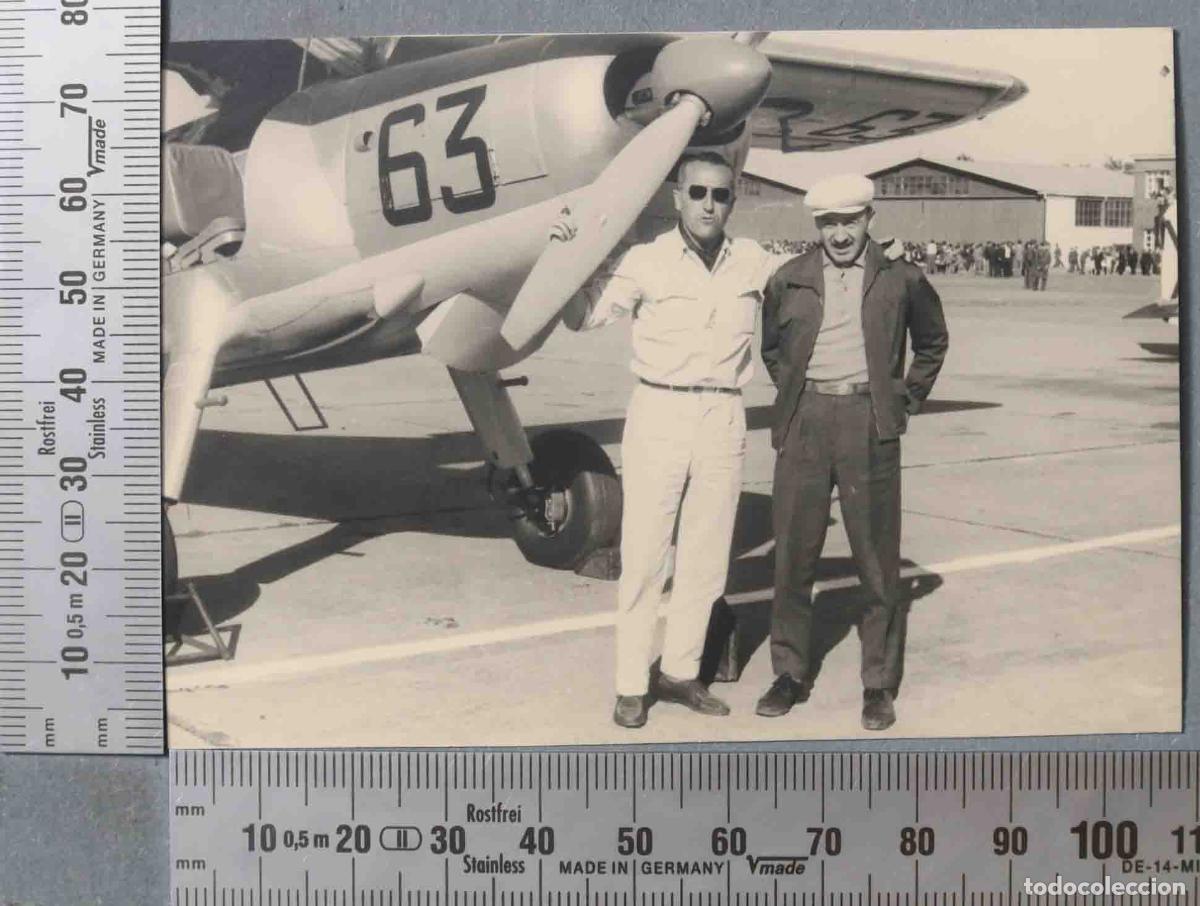 Fotograf&iacute;a antigua: FOTOGRAFIA. PISTA CON AVION