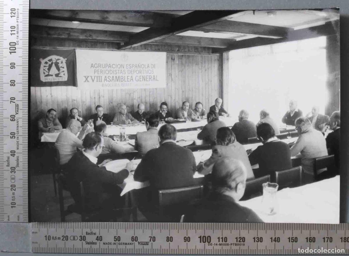 Fotograf&iacute;a antigua: FOTOGRAFIA. AGRUPACION ESPA&Ntilde;OLA DE PERIODISTAS DEPORTIVOS. XVIII ASAMBLEA BAQUEIRA BERET