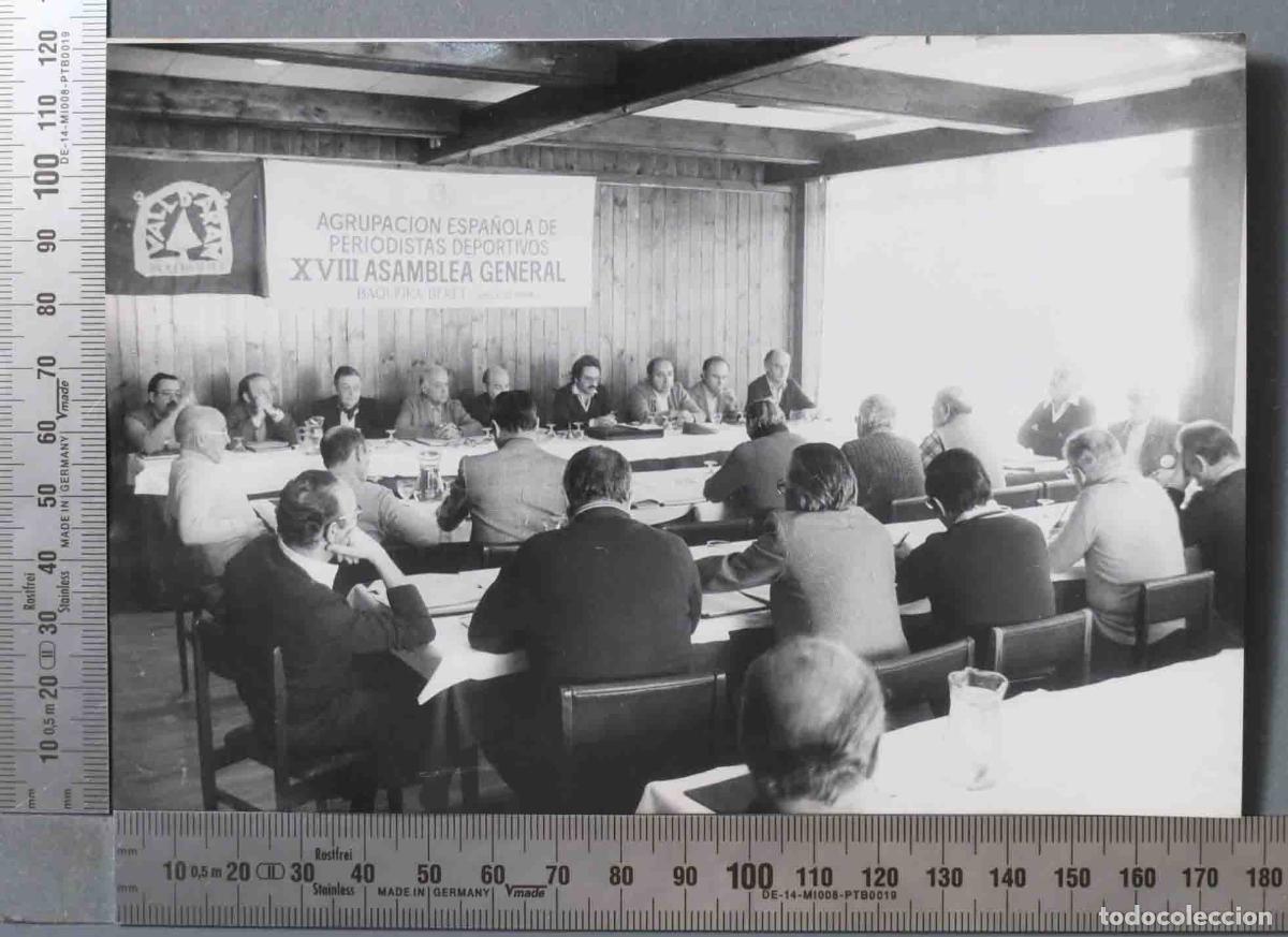 Antique Photography: FOTOGRAFIA. AGRUPACION ESPA&Ntilde;OLA DE PERIODISTAS DEPORTIVOS. XVIII ASAMBLEA BAQUEIRA BERET