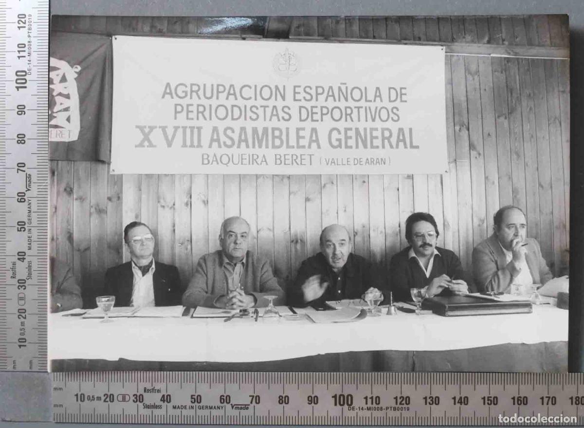 Fotograf&iacute;a antigua: FOTOGRAFIA. AGRUPACION ESPA&Ntilde;OLA DE PERIODISTAS DEPORTIVOS. XVIII ASAMBLEA BAQUEIRA BERET