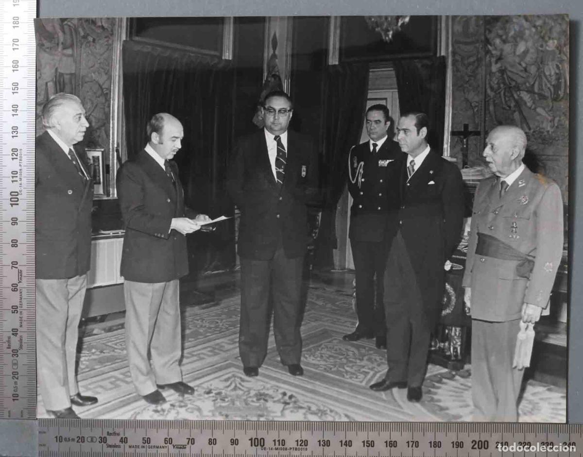 Photographie ancienne: FOTOGRAFIA. AUDIENCIA DE FRANCO CON &iquest;COMITE OLIMPICO ESPA&Ntilde;OL?