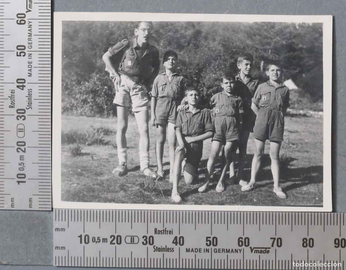 Antique Photography: FOTOGRAFIA. FRENTE DE JUVENTUDES. CAMPAMENTO SONSIERRA 1949