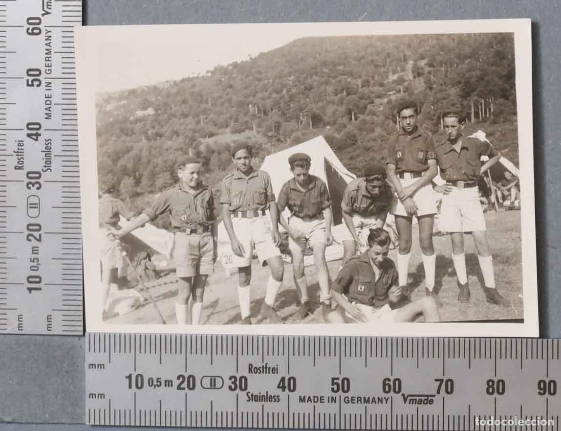Antique Photography: FOTOGRAFIA. CAMPAMENTO HERNAN CORTES. 1949 FRENTE DE JUVENTUDES