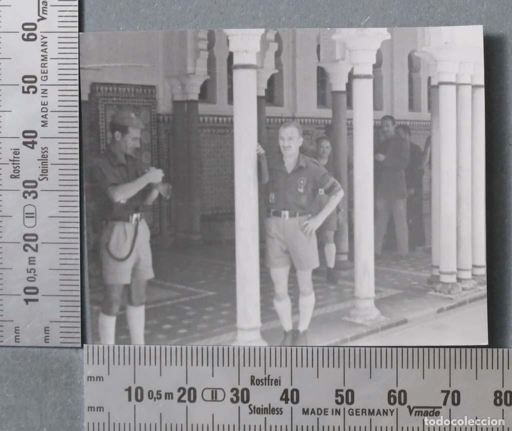 Antique Photography: FOTOGRAFIA. CAMPAMENTO DE AFRICA 1953. FRENTE DE JUVENTUDES. JERARCAS &iquest;TETUAN?