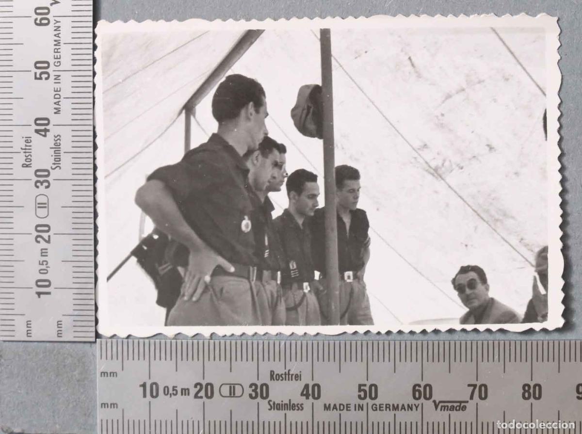 Antique Photography: FOTOGRAFIA. CAMPAMENTO FRENTE DE JUVENTUDES MANDOS. HACIA 1953