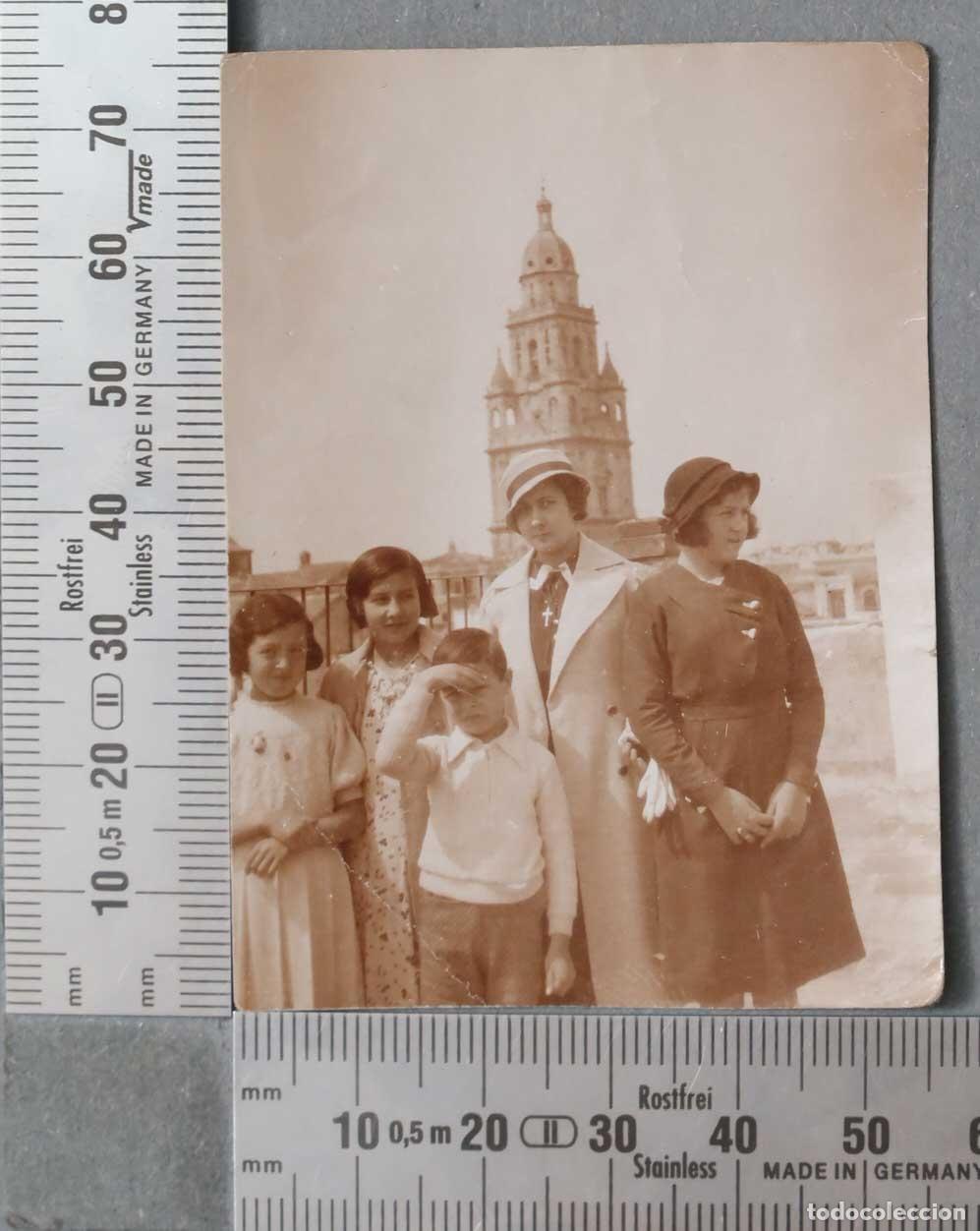 Fotograf&iacute;a antigua: FOTOGRAFIA. VISTA MURCIA TORRE CAMPANARIO CATEDRAL. HACIA 1920