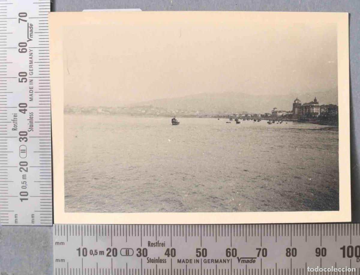 Alte Fotografie: FOTOGRAFIA. VISTA DESDE LAGO RENANIA O SAARBR&Uuml;CKEN