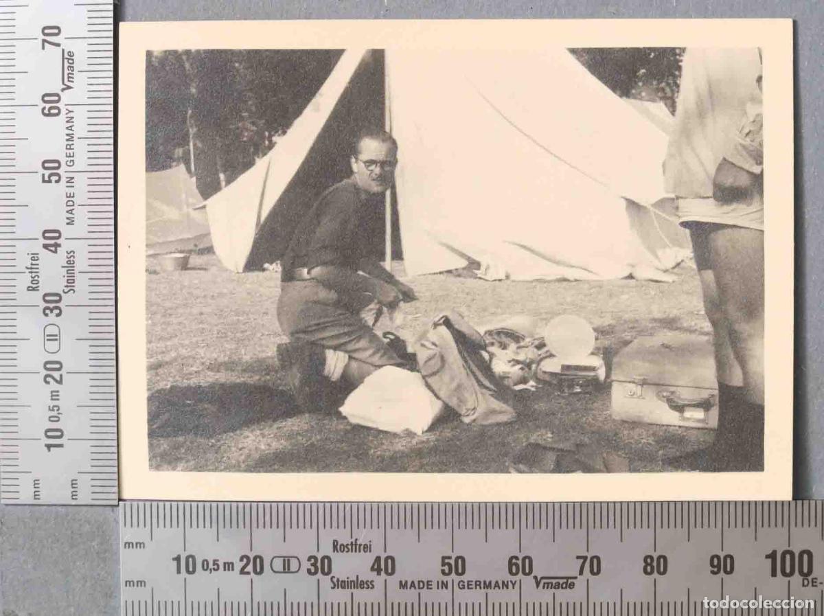 Alte Fotografie: FOTOGRAFIA. FRENTE DE JUVENTUDES. CAMPAMENTO HACIA 1953
