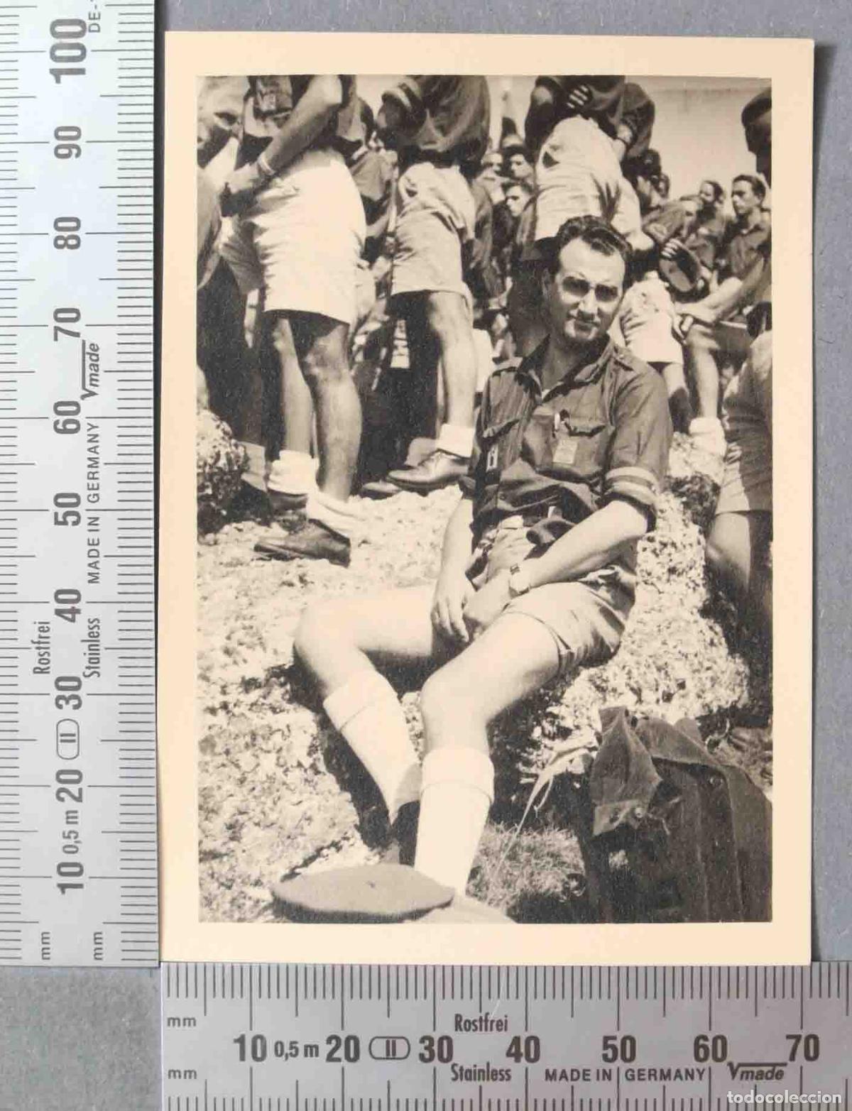 Fotografia antica: FOTOGRAFIA. MANDO FRENTE DE JUVENTUDES. HACIA 1952 &iquest;COVALEDA?