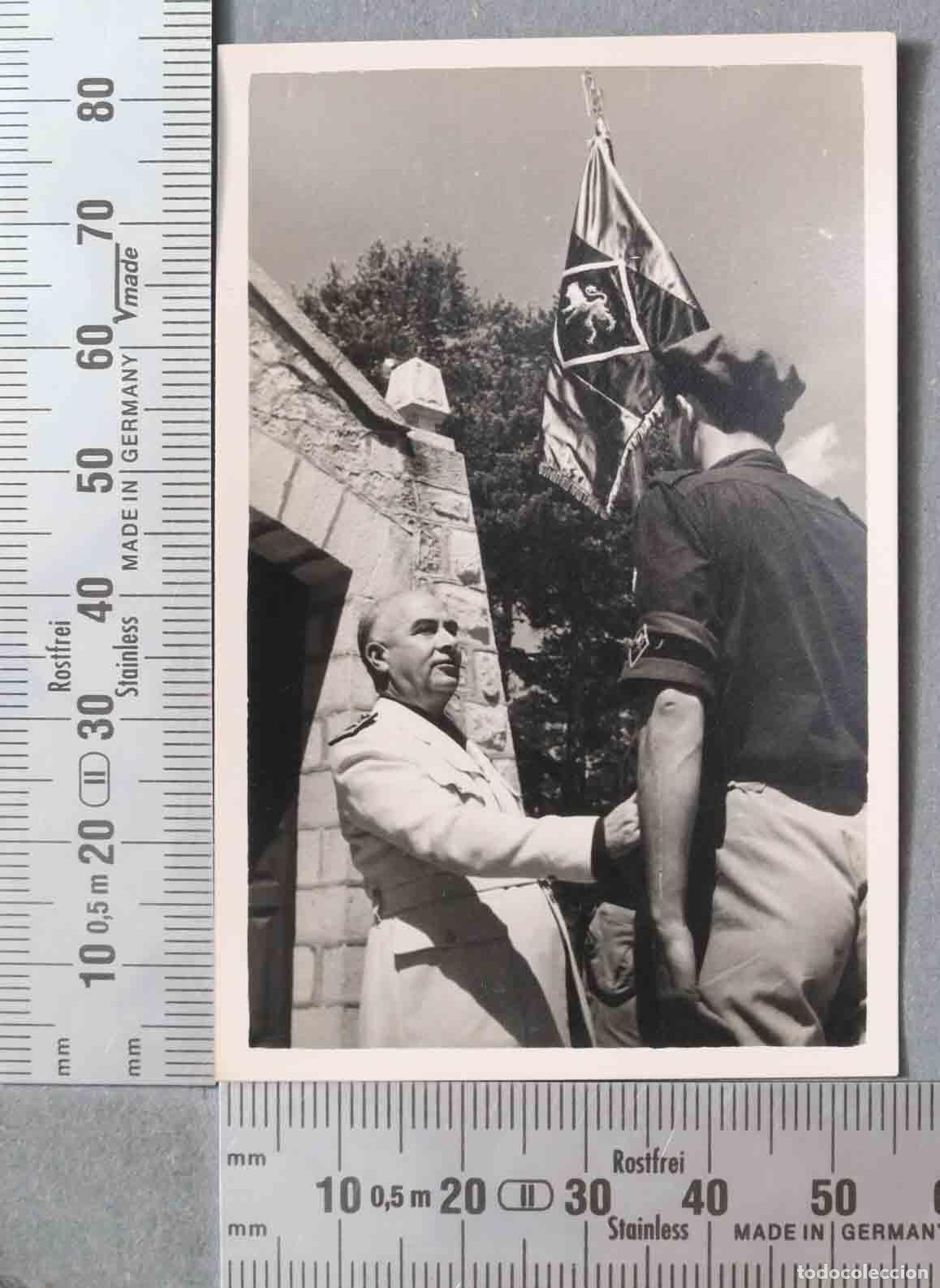 Alte Fotografie: FOTOGRAFIA. FRENTE DE JUVENTUDES. HACIA 1953. CAMPAMENTO COVALEDA JERARCA BANDERA CENTURIA