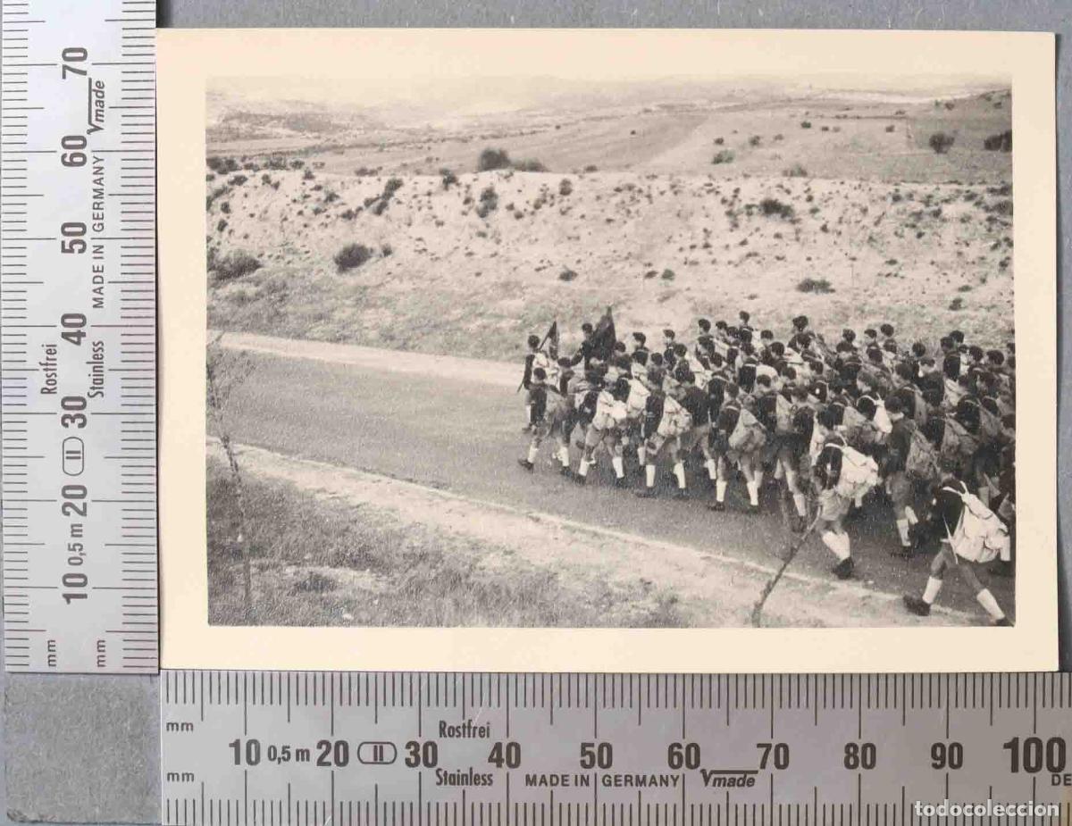 Alte Fotografie: FOTOGRAFIA. MARCHA FRENTE DE JUVENTUDES A EL ESCORIAL. HACIA 1953