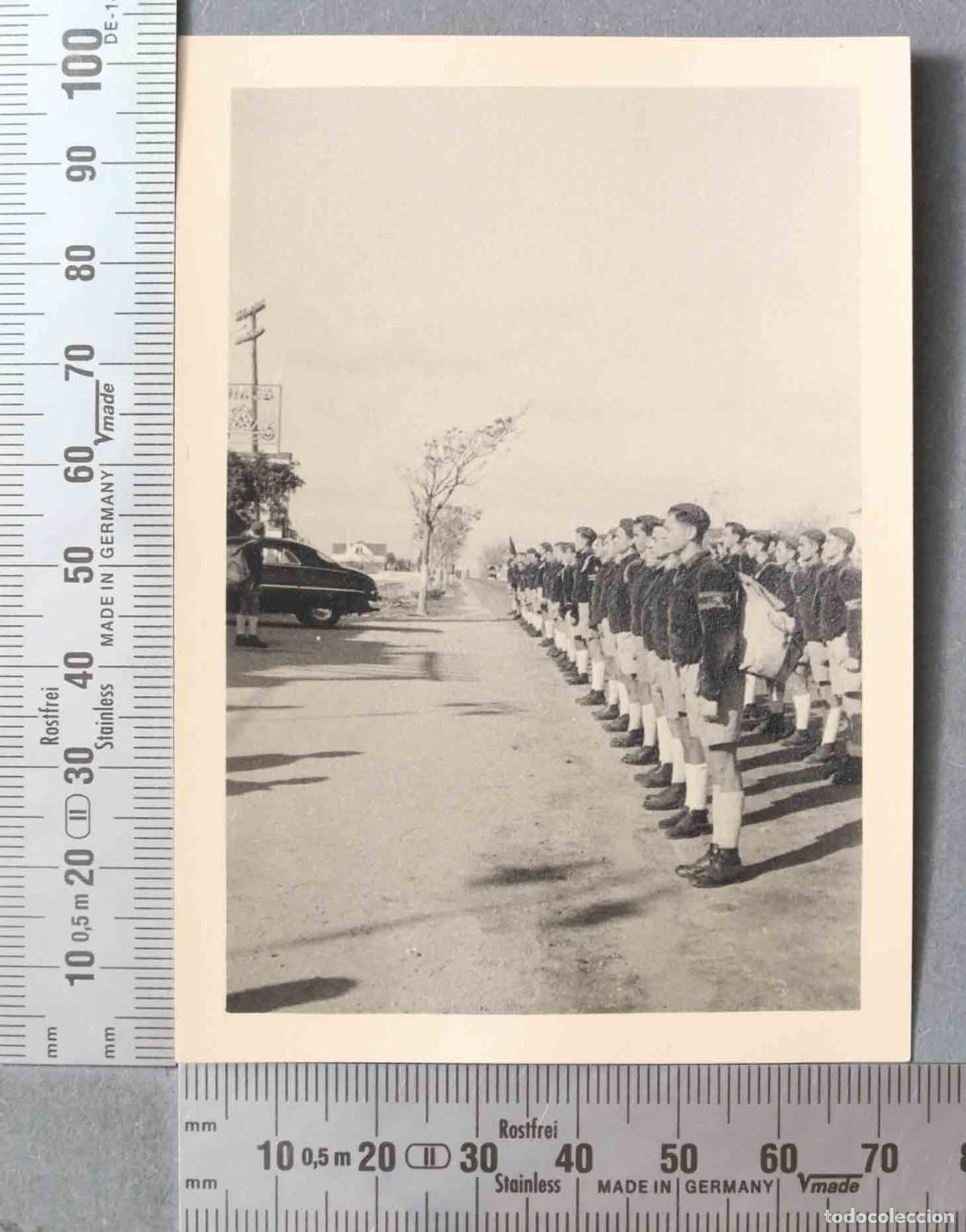 Alte Fotografie: FOTOGRAFIA. MARCHA FRENTE DE JUVENTUDES A EL ESCORIAL. HACIA 1953