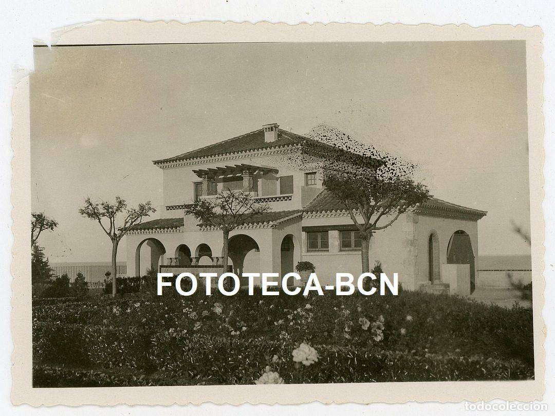Fotografia antica: FOTO ORIGINAL S'AGARO MANSION VILLA DE VERANEO COSTA BRAVA CASTELL D'ARO A&Ntilde;OS 30
