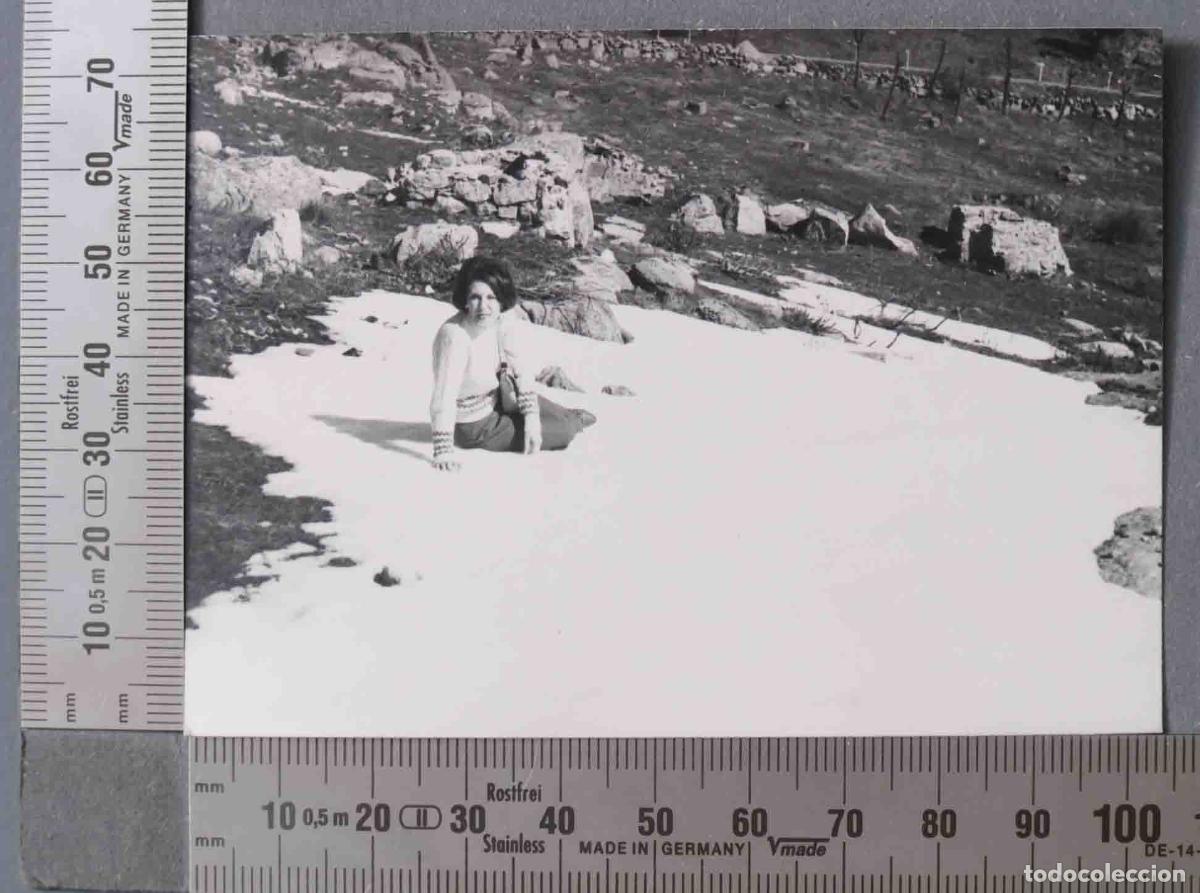 Photographie ancienne: FOTOGRAFIA. NIEVE ALTO DE LOS LEONES