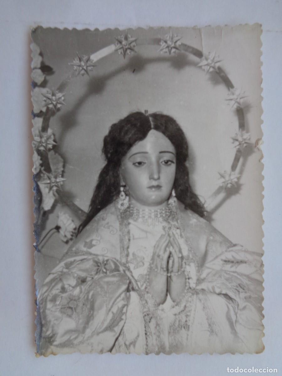 Fotograf&iacute;a antigua: FOTO DE IMAGEN DE LA PURISIMA CONCEPCION DE LA ALGABA ( SEVILLA )