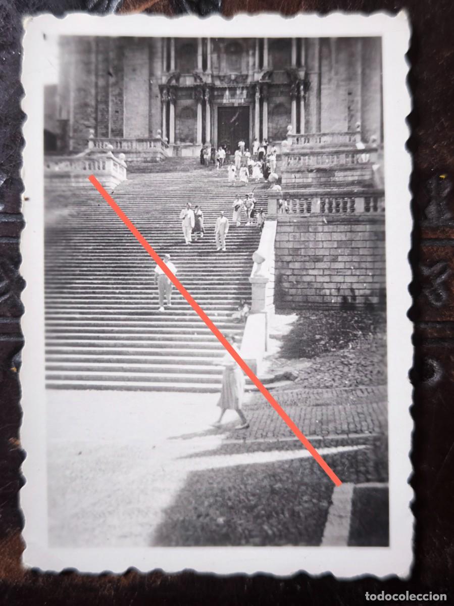 Fotografia antiga: Antigua fotograf&iacute;a. Catedral de Girona. A&ntilde;os 50.