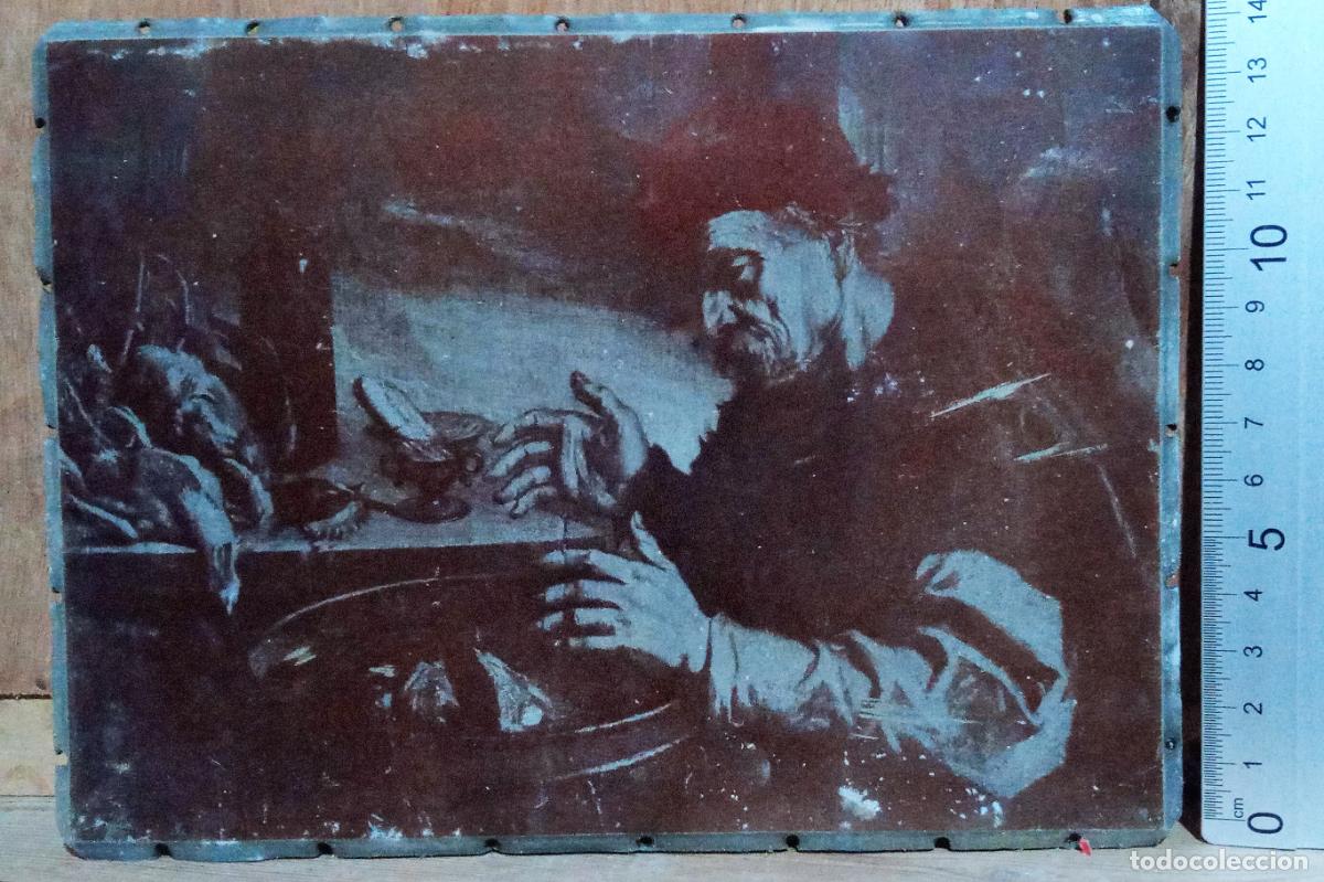 Antique Photography: CLICHE O PLANCHA, DE CINC. OBRA DE ARTE. CUADRO. MIQUEL MARCH, ALEGORIA DEL GUSTO. VER FOTOS