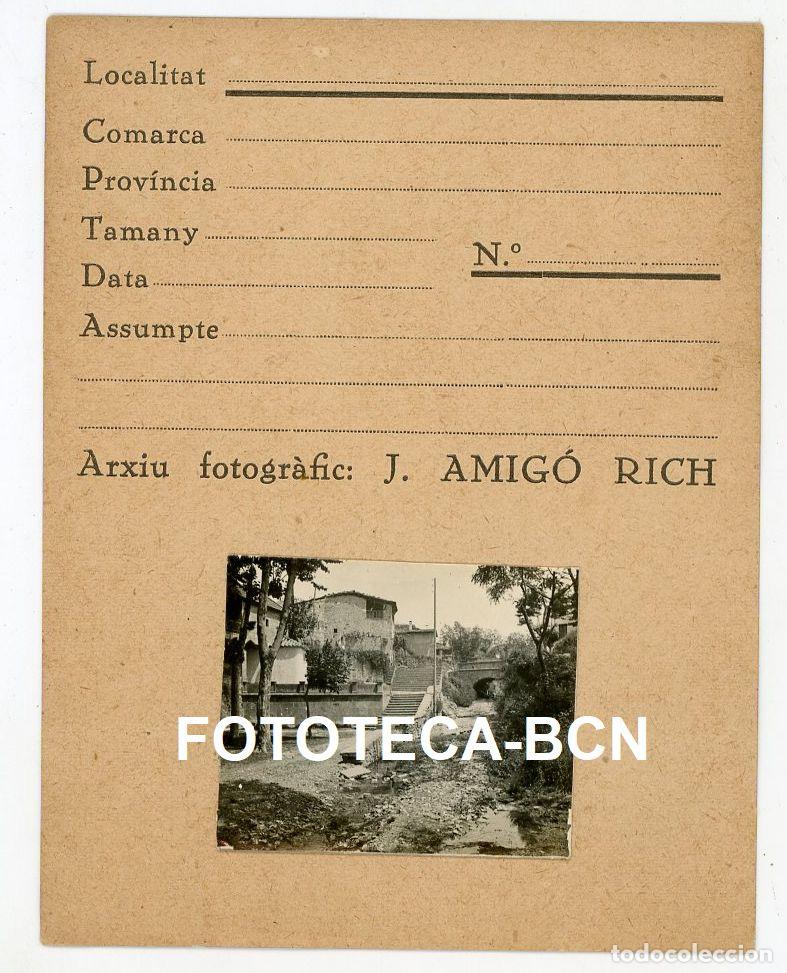 Fotografia antica: FOTO ORIGINAL SANT JULIA DE VILATORTA ARCHIVO AMIGO RICH A&Ntilde;OS 20/30