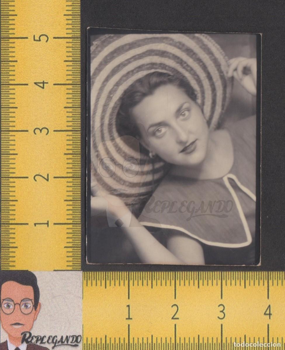 Antique Photography: FOTOMATON - BELLA CHICA JOVEN SONRISA PAMELA RAYAS - FOTO ANTIGUA BLANCO NEGRO - PHOTOMATON A&Ntilde;OS 30