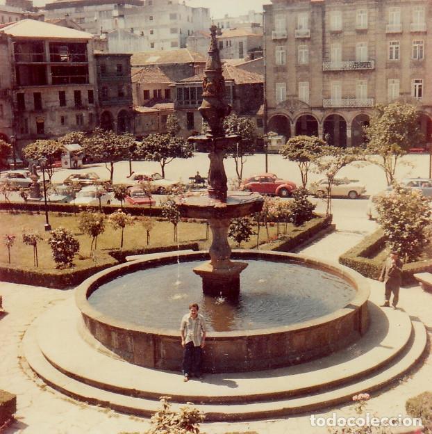 Alte Fotografie: Pontevedra, Plaza de la Herrer&iacute;a. A&ntilde;os 70 &ntilde;h