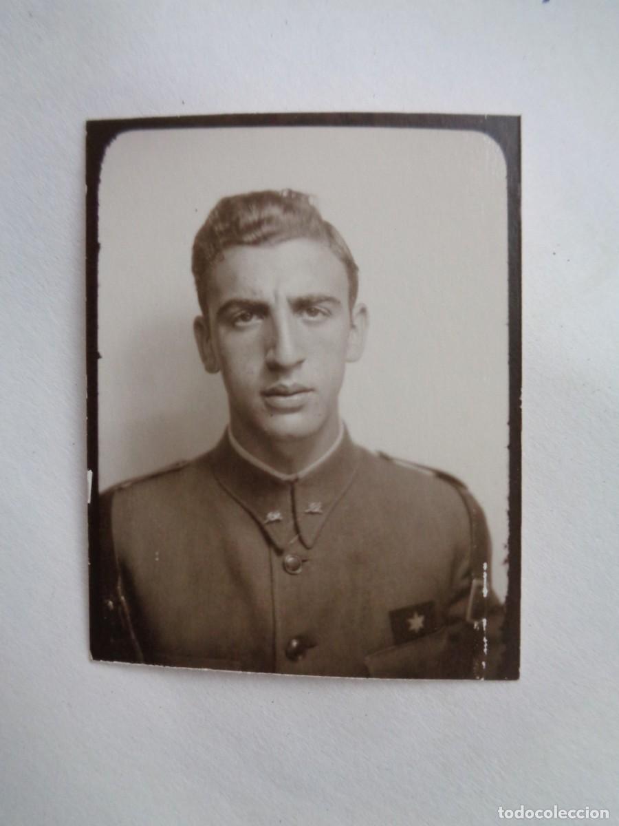 Fotograf&iacute;a antigua: GUERRA CIVIL : FOTOMATON DE ALFEREZ PROVISIONAL DE INFANTERIA