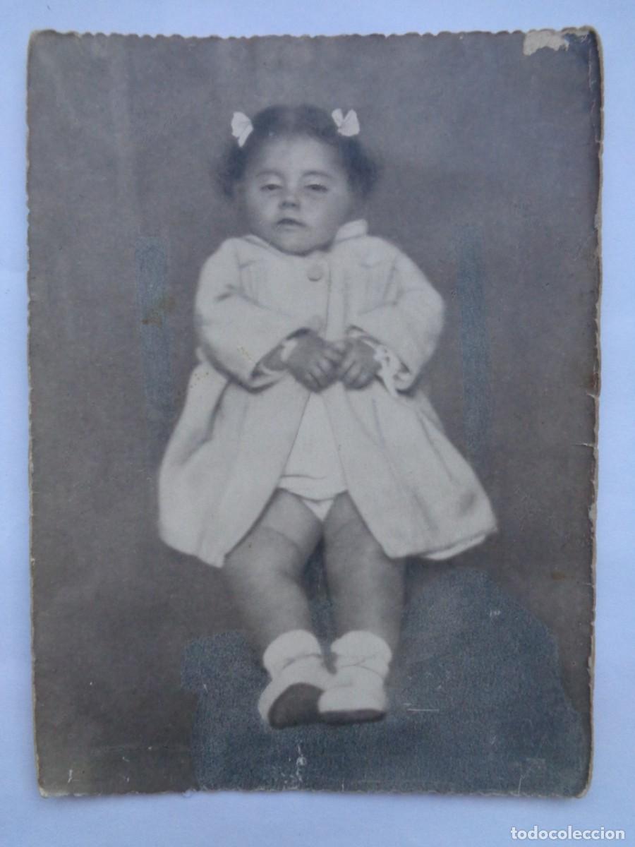Fotograf&iacute;a antigua: FOTO DE NI&Ntilde;A MUERTA , POST MORTEM ...... 12,5 X 17,5 CM
