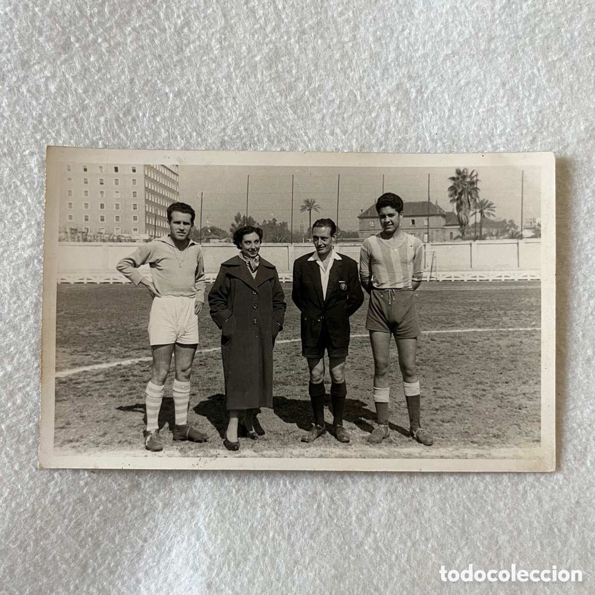 Fotografia antica: ANTIGUA FOTOGRAF&Iacute;A F&Uacute;TBOL - JUGADOR - EQUIPOS- ADQ. SEVILLA