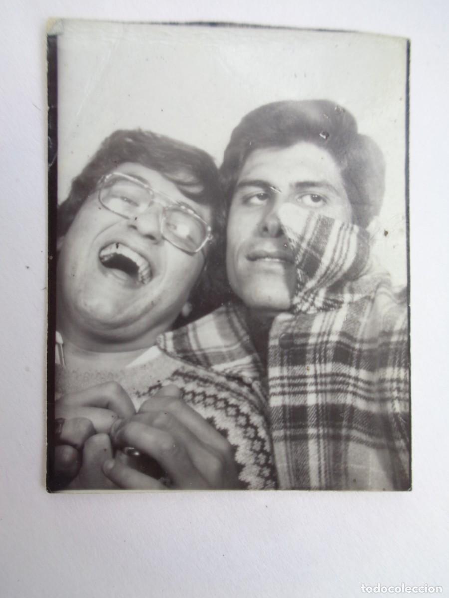 Fotograf&iacute;a antigua: FOTOMATON DE PAREJA DE HOMBRES GAYS , A&Ntilde;OS 70