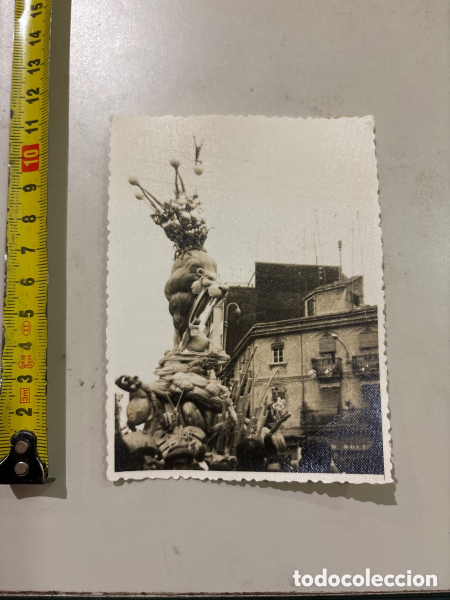 Fotograf&iacute;a antigua: FOTO. VALENCIA EN FALLAS. MONUMENTO FALLERO. CONVENTO JERUSAL&Eacute;N?. FOT&Oacute;GRAFO?.