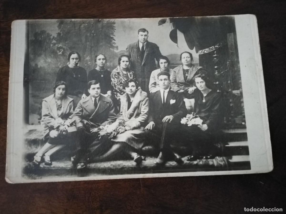 Fotografia antica: Fotograf&iacute;a tama&ntilde;o postal. Boda. Principios del XX.