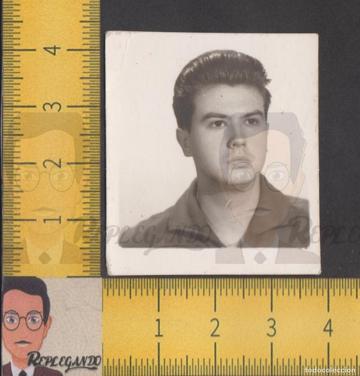 Fotograf&iacute;a antigua: FOTOMATON - GUAPO ATRACTIVO CHICO JOVEN REPEINADO - FOTO ANTIGUA A&Ntilde;OS 60 - PHOTOMATON - LGTB