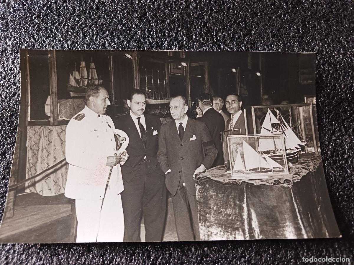 Fotograf&iacute;a antigua: antigua fotografia, exposicion en barcelona de miniaturas navales 1955 d. juan de borbon?