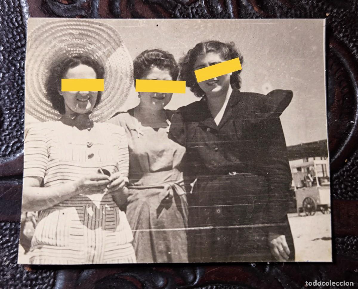 Photographie ancienne: Antigua fotograf&iacute;a. En la playa de Valencia. A&ntilde;os 30/40