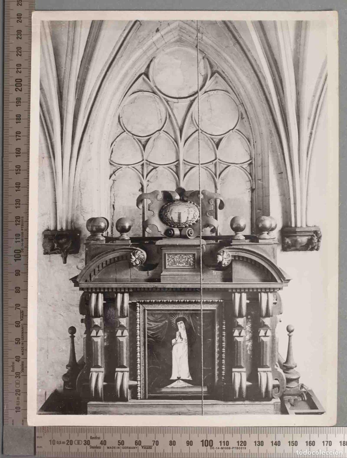Antique Photography: FOTOGRAFIA. RETABLO CATEDRAL DE PAMPLONA JULIO CIA